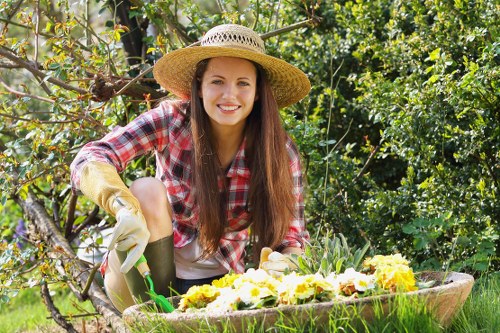 Eco-friendly sustainable landscaping practices in Violet Gardens